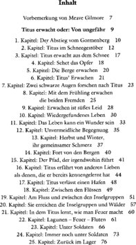 Inhaltsverzeichnis - Titus erwacht - Buch 4.