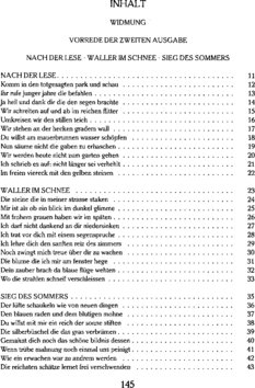 Inhaltsverzeichnis - Das Jahr der Seele - Bd. 4.