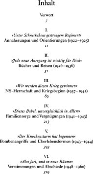 Inhaltsverzeichnis 1