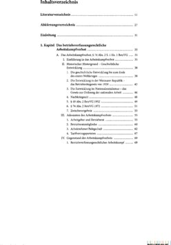 Inhaltsverzeichnis 1