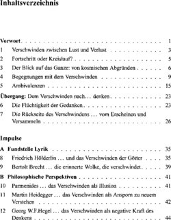 Inhaltsverzeichnis 1