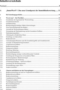 Inhaltsverzeichnis