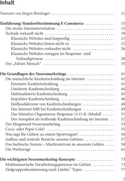 Inhaltsverzeichnis