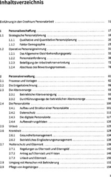 Inhaltsverzeichnis 1