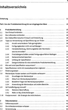 Inhaltsverzeichnis 1
