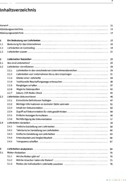 Inhaltsverzeichnis 1