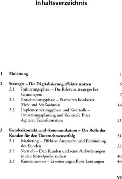 Inhaltsverzeichnis 1