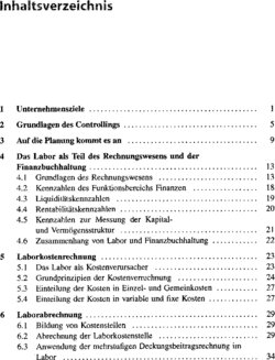 Inhaltsverzeichnis 1