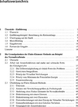 Inhaltsverzeichnis 1