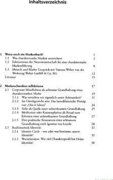 Inhaltsverzeichnis 1