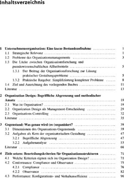 Inhaltsverzeichnis 1