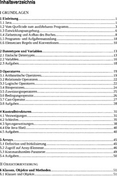Inhaltsverzeichnis 1