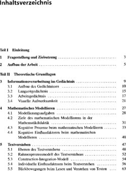 Inhaltsverzeichnis 1