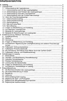 Inhaltsverzeichnis 1