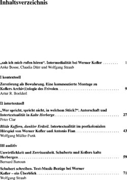 Inhaltsverzeichnis 1