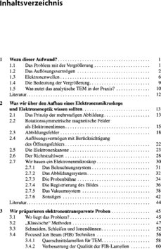 Inhaltsverzeichnis 1