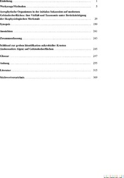 Inhaltsverzeichnis 1