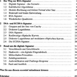 Inhaltsverzeichnis 1