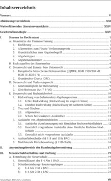 Inhaltsverzeichnis