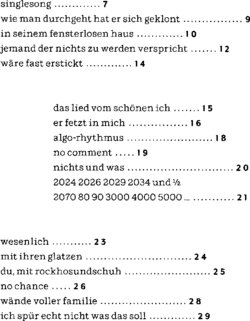 Inhaltsverzeichnis 1