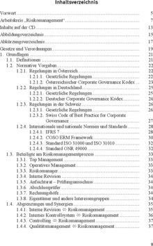Inhaltsverzeichnis