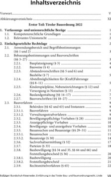 Inhaltsverzeichnis