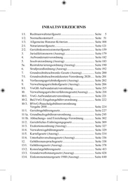 Inhaltsverzeichnis