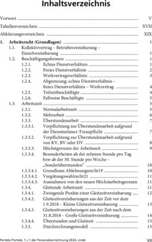 Inhaltsverzeichnis