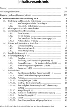 Inhaltsverzeichnis