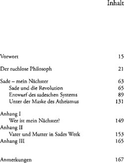 Inhaltsverzeichnis 1