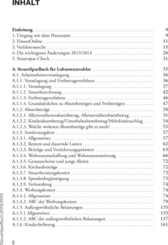Inhaltsverzeichnis