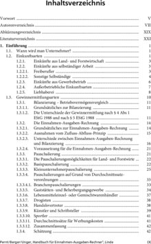 Inhaltsverzeichnis