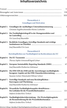 Inhaltsverzeichnis