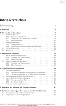 Inhaltsverzeichnis