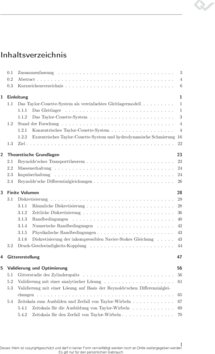 Inhaltsverzeichnis