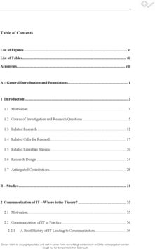 Inhaltsverzeichnis