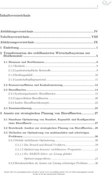 Inhaltsverzeichnis