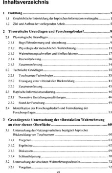 Inhaltsverzeichnis 1
