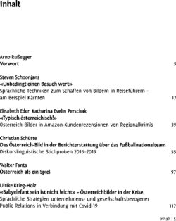 Inhaltsverzeichnis 1