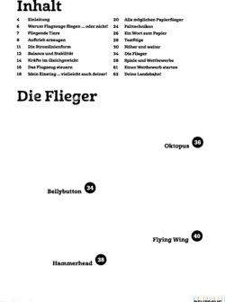 Inhaltsverzeichnis 1