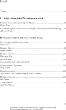 Inhaltsverzeichnis