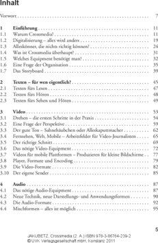 Inhaltsverzeichnis