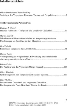 Inhaltsverzeichnis