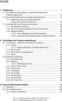 Inhaltsverzeichnis
