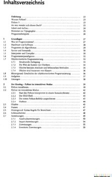 Inhaltsverzeichnis 1