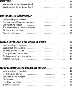 Inhaltsverzeichnis 1