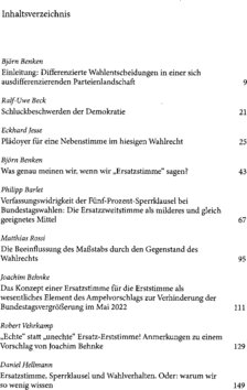 Inhaltsverzeichnis 1
