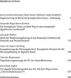 Inhaltsverzeichnis 1