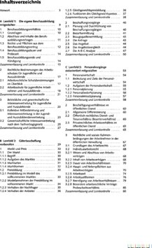 Inhaltsverzeichnis - Informationsband