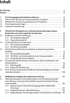 Inhaltsverzeichnis 1